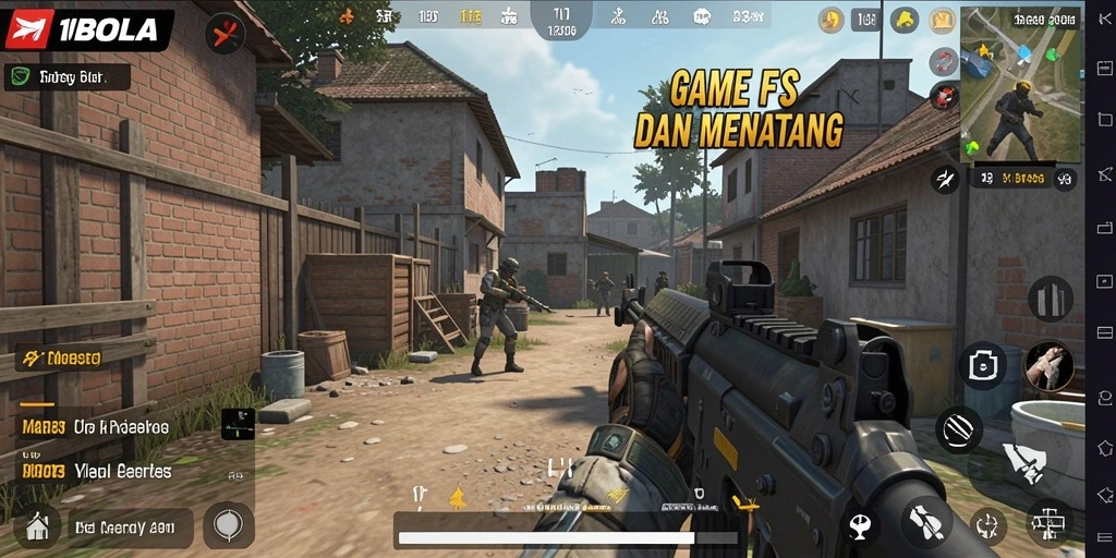 Gameplay 11BOLA yang penuh aksi dan strategi.