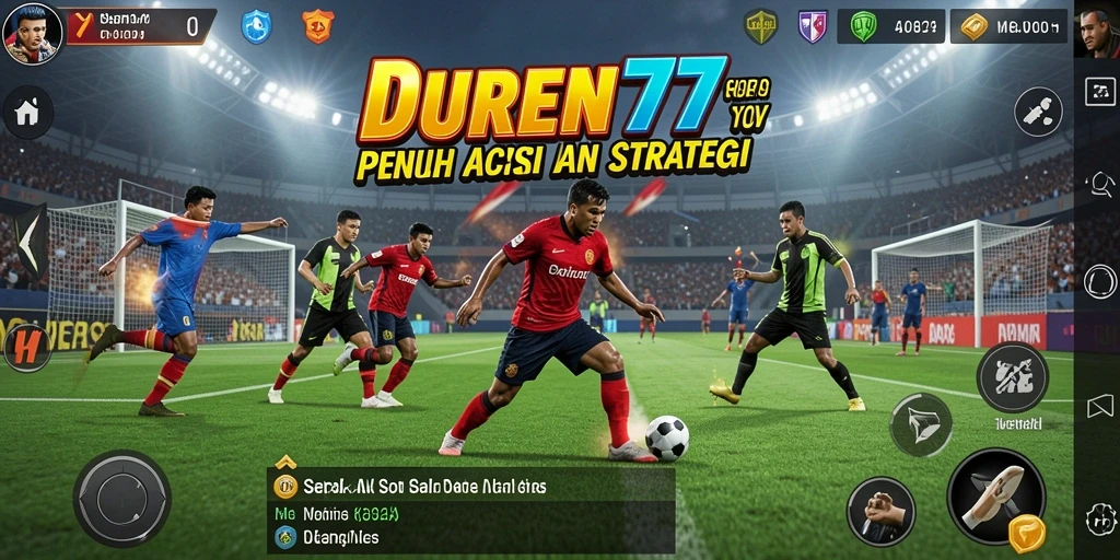 Tampilan gameplay yang mendebarkan dalam DUREN777.