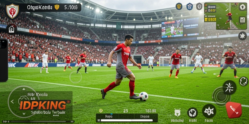Tampilan gameplay <strong>IDPKING</strong> yang memukau dan penuh aksi di lapangan.