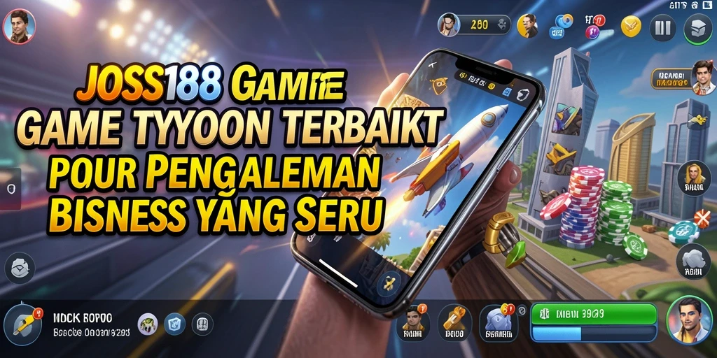Tampilan gameplay <strong>JOSS188</strong> dengan interaksi bisnis yang dinamis.