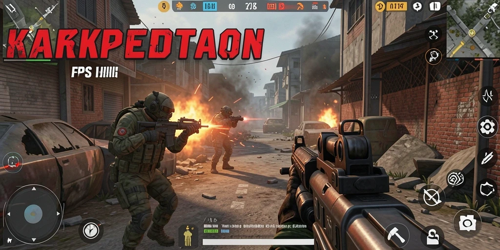 Screenshot gameplay KAKRP yang menunjukkan aksi pertempuran yang mendebarkan.