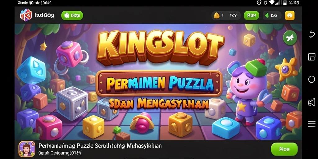 Gameplay KINGSLOT yang menarik dan menantang.