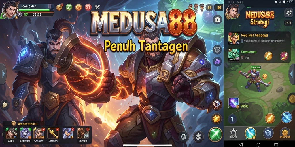 Tampilan gameplay MEDUSA88 yang seru dan dinamis.