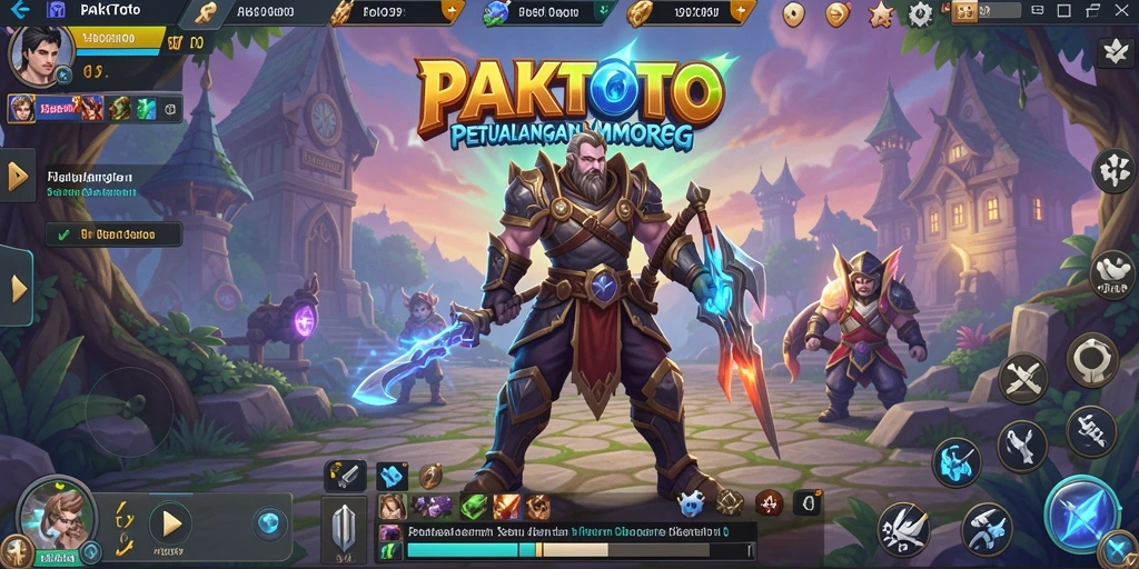Gameplay seru PAKTOTO dalam dunia MMORPG yang luas.