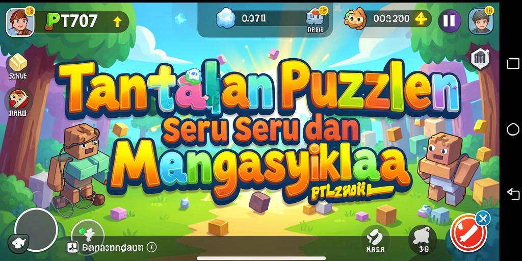 Gameplay seru dan menantang dari PT707 dengan berbagai puzzle menarik.