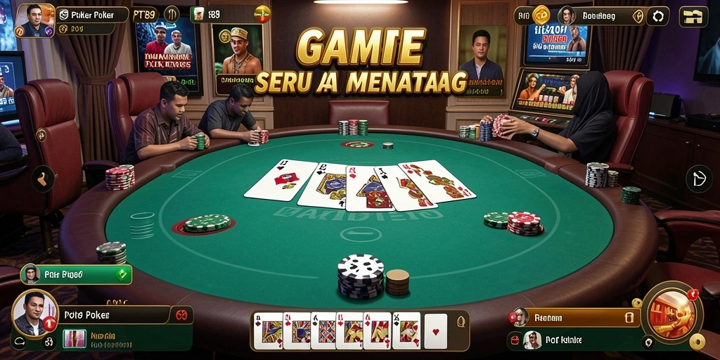 Gameplay seru di PT89 dengan suasana Poker yang mendebarkan.