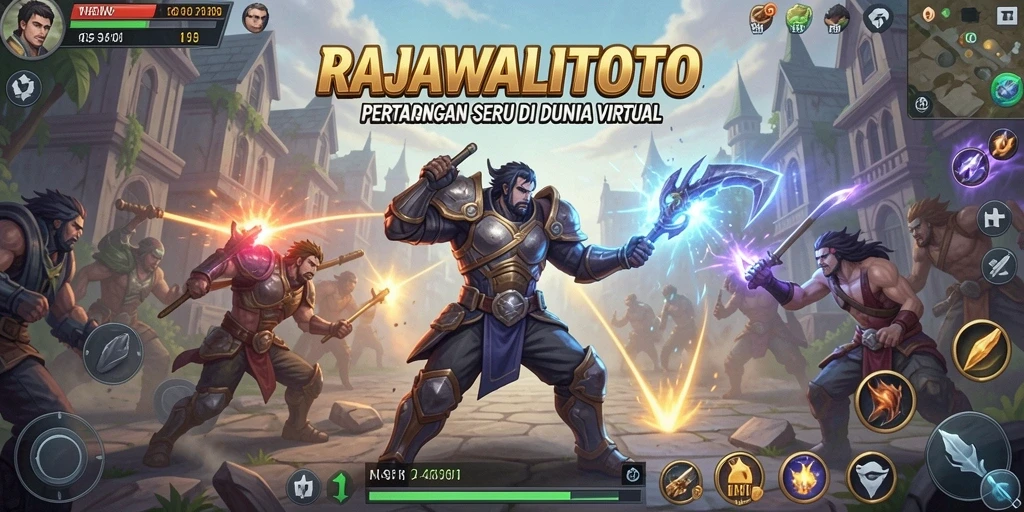 Tampilan menegangkan aksi pertarungan RAJAWALITOTO