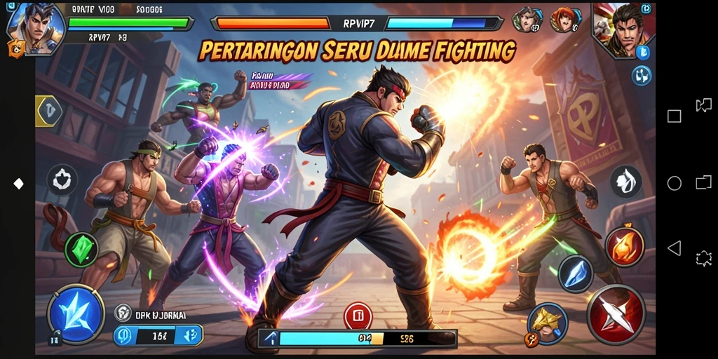 Gameplay RPVIP7 yang mendebarkan dan penuh aksi.