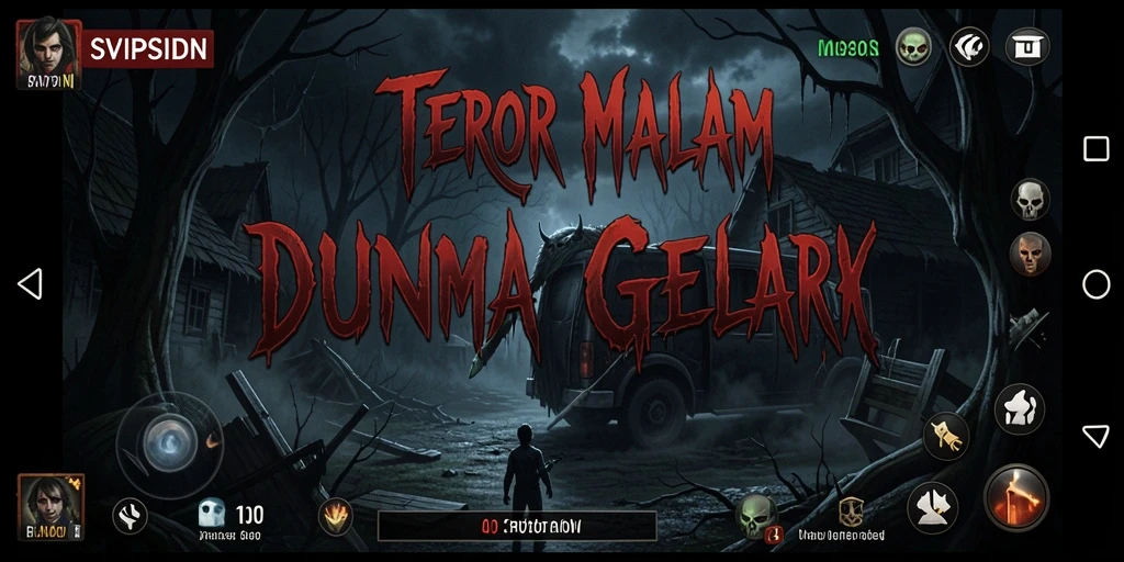 Gameplay menegangkan SVIPSIDN dengan elemen horor yang mendalam.