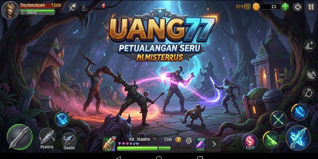 Tangkapan layar gameplay UANG77 menampilkan aksi petualangan yang mengasyikkan.